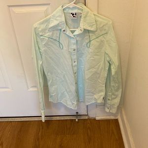 Rockies small pearl snap rodeo shirt!! 🤠 SIZE SMALL